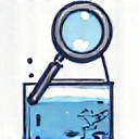 Magnifying glass icon over an aquarium, representing expert assessment